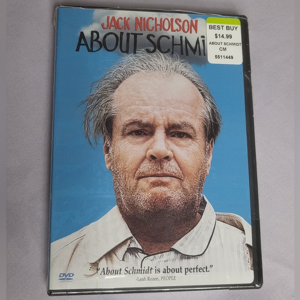 About Schmidt DVD movie widescreen Rated R film 2002 NEW unopened 💗